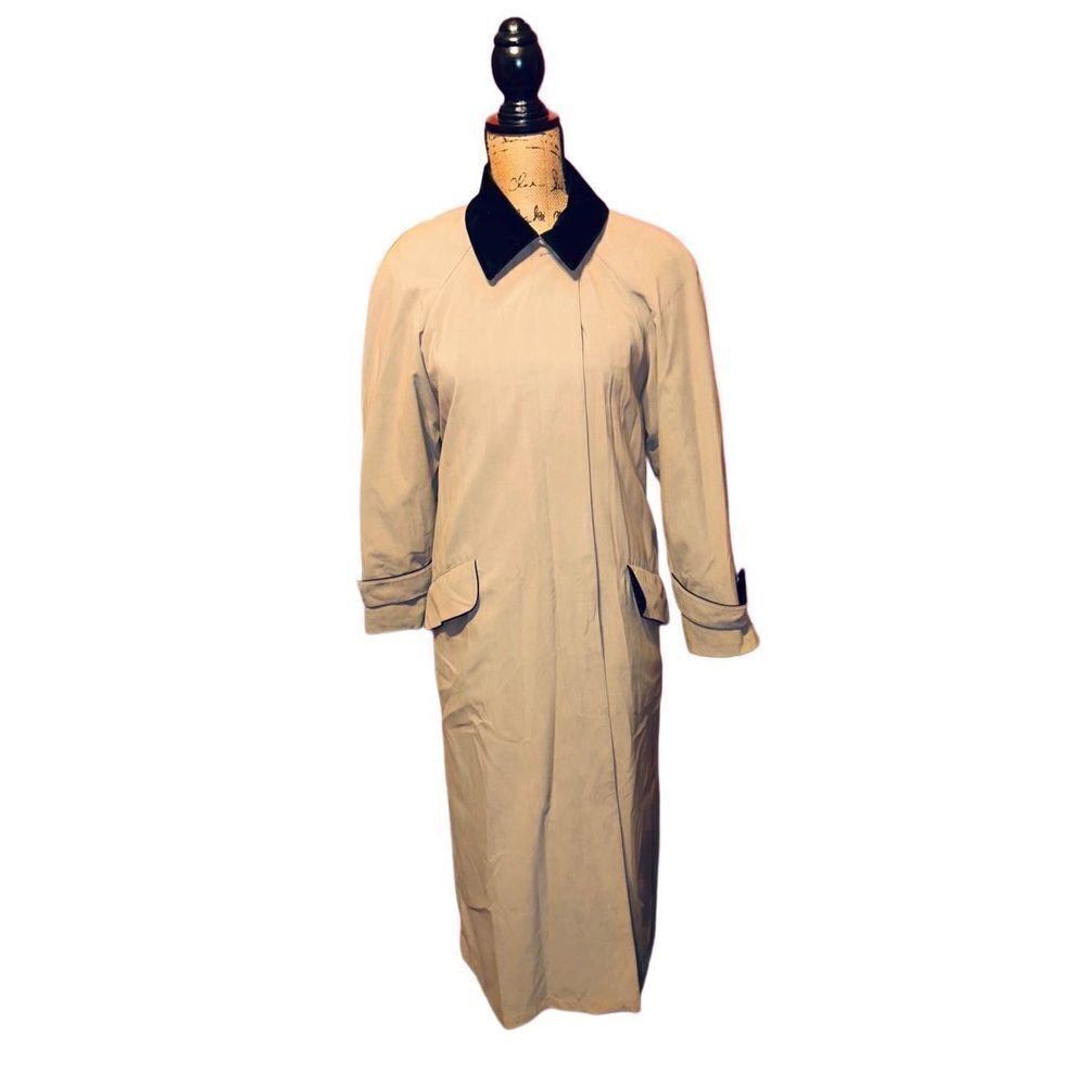 Womens Anne Klein lined trench coat‎ size 6P